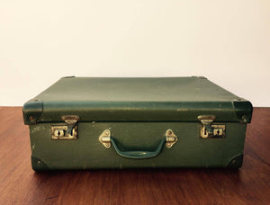 Green suitcase