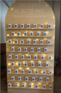 Shot wall signage