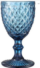Load image into Gallery viewer, Blue Wine Glasses