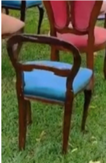 Turquoise single chair