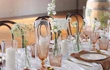 Load image into Gallery viewer, Peach Wine Glasses