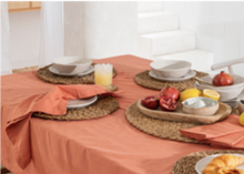 Load image into Gallery viewer, Napkins - rust colour, table cloth