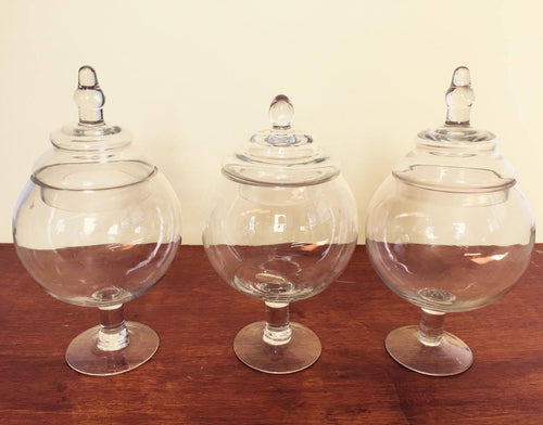 Lolly jar round with lid - 29cm