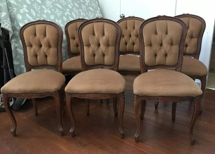 Chocolate single chairs