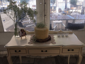 Vintage dressing table with stool
