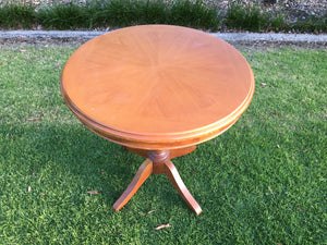 Medium sized timber circle table