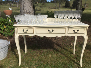 Vintage dressing table with stool