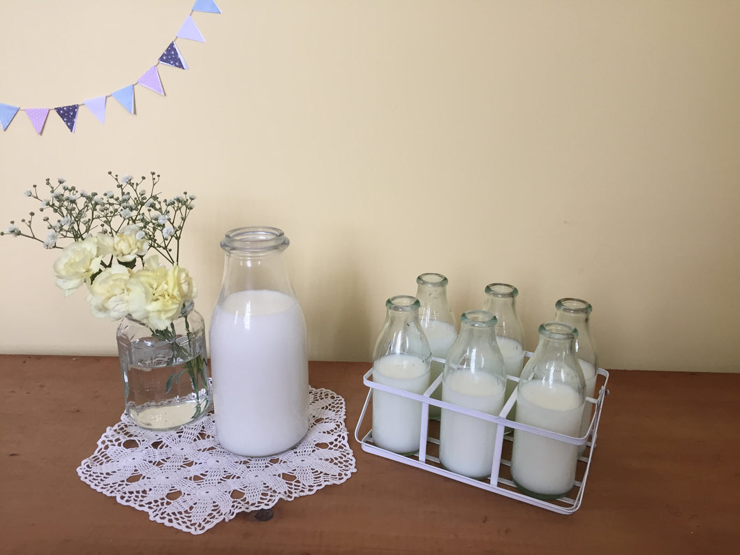 Mini milk jars