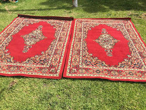 Red rugs large - 160cm x 225cm
