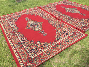 Red rugs large - 160cm x 225cm
