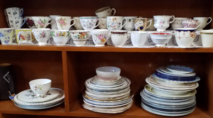 Vintage tea cups and saucers